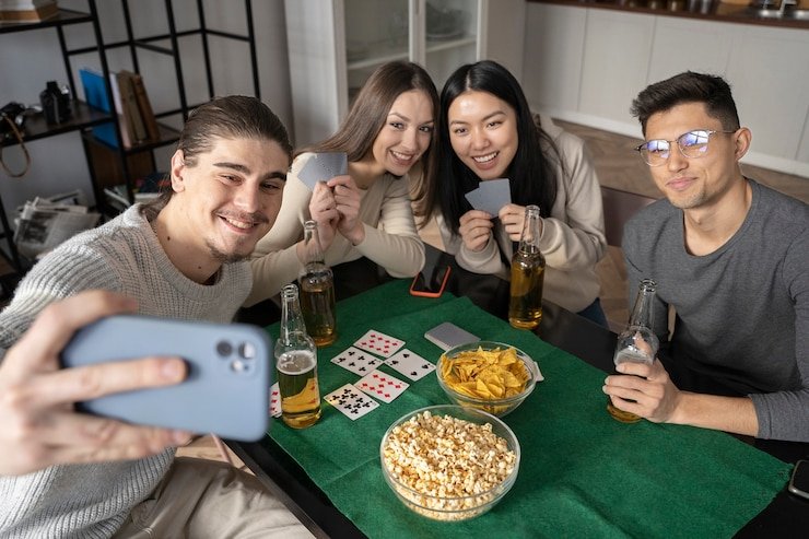 Filipino fans watching a basketball game while using segi77 sports events on mobile